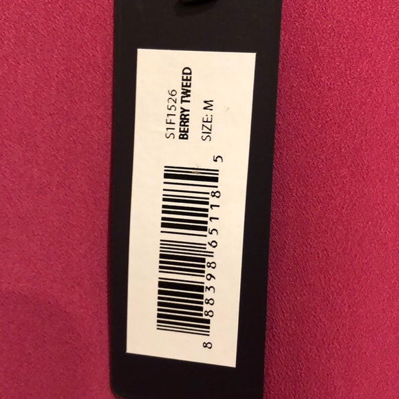 NYDJ Berry Tweed Long Sleeved Blouse M - Picture 3 of 4